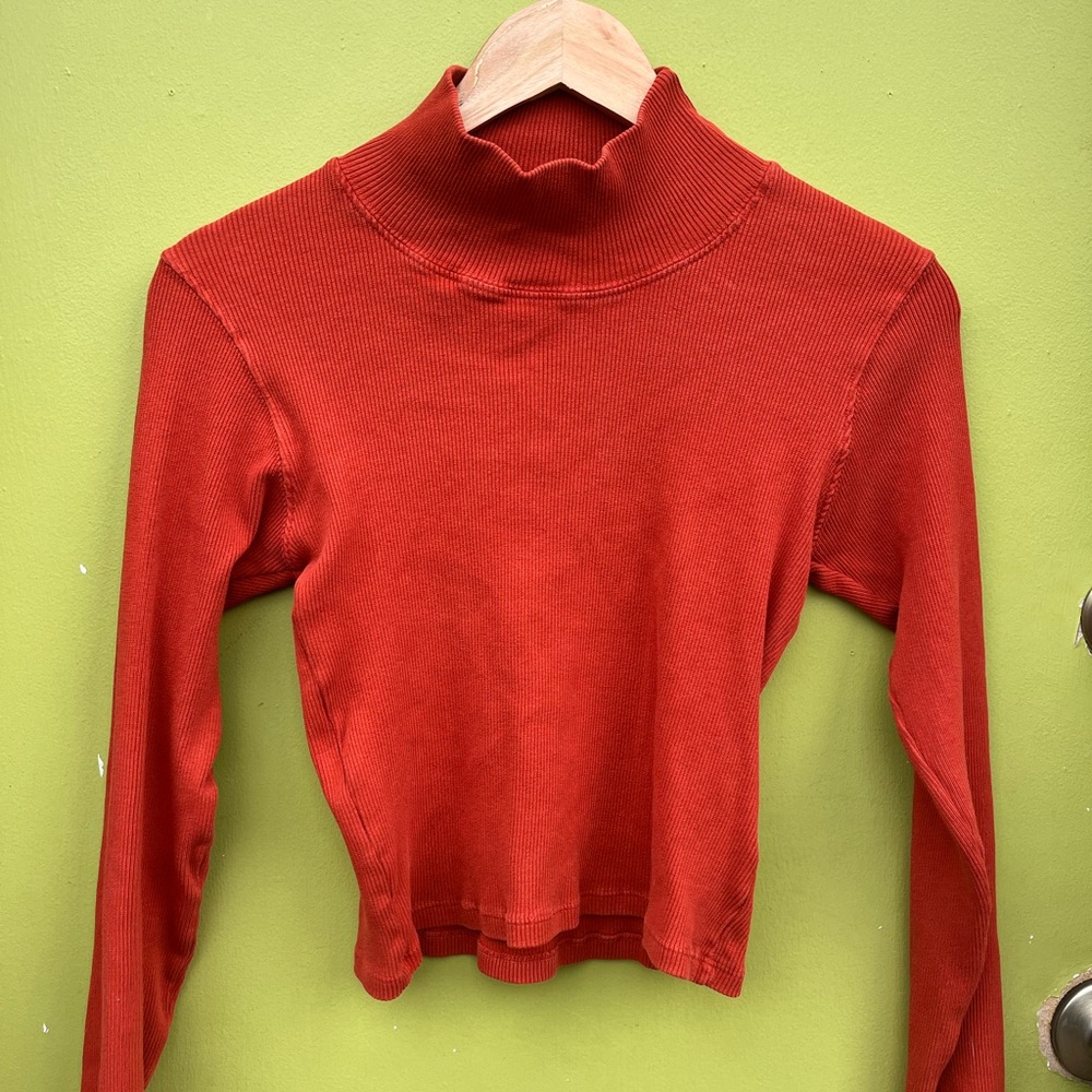 Big Bud Press - Essential Turtleneck in Paprika!